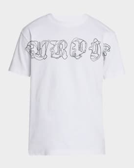 Men's Stitched Logo Graphic T-Shirt