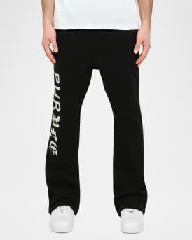 Men's Fleece Flared Pants