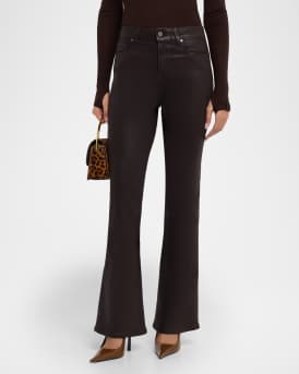 Laurel Canyon High-Rise Coated Jeans