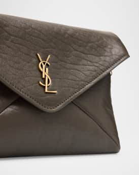 Small Grain Leather Pouch Shoulder Bag