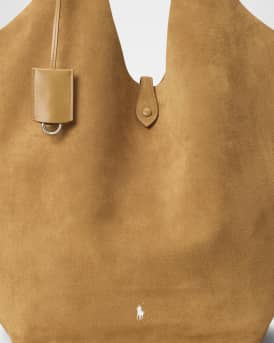 Polo Play Suede Large Tote Bag