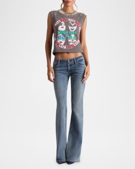 Micah Embellished Muscle Tee