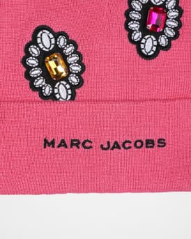 Girl's Logo-Embroidered Badge Beanie