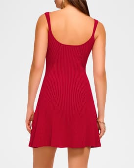Lidia Ribbed Mini Dress