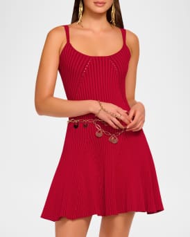 Lidia Ribbed Mini Dress