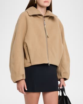 Chilliwack Hooded Wool Bomber Jacket 