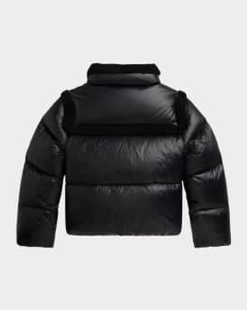 Girl's Recycled Nylon Taffeta Down Puffer Jacket, Size S-XL