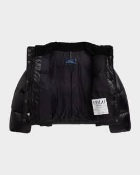 Girl's Recycled Nylon Taffeta Down Puffer Jacket, Size 2-6X