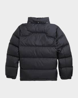 Boy's Recycled Nylon Puffer Bomber Jacket, Size S-XL