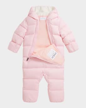 Girl's Recycled Polyester Ripstop Bunting, Size 3M-9M