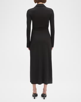 The Naomi Button-Front Midi Dress