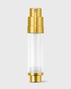 Refillable Gold Travel Spray Atomizer, 0.16 oz. 