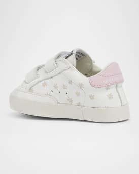 Kid's Old School Nappa Leather and Suede Sneakers, Baby