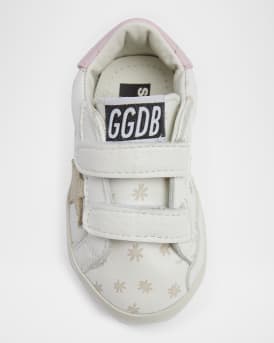 Kid's Old School Nappa Leather and Suede Sneakers, Baby