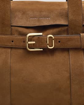 The Dakota Belted Suede Tote Bag