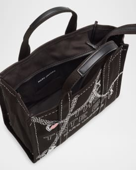 The Medium Trompe L'oeil Canvas Tote Bag