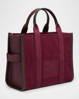 The Medium Suede & Leather Tote Bag