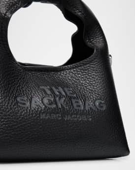 The Micro Grain Leather Crossbody Sack