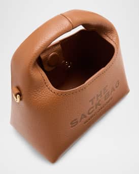The Micro Grain Leather Crossbody Sack