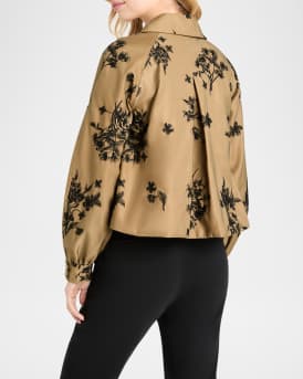 Adami Wildflower Whimsy Embroidered Jacket