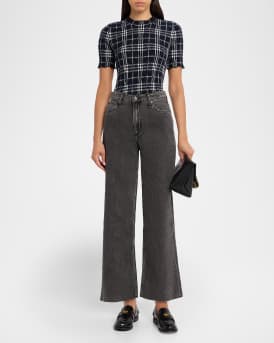 Featherweight Andi High-Rise Wide Ankle Jeans