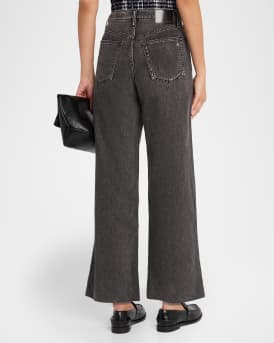 Featherweight Andi High-Rise Wide Ankle Jeans
