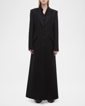 Sculpted Apex Maxi Coat