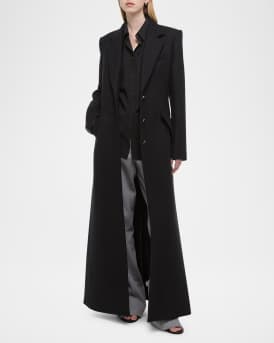 Sculpted Apex Maxi Coat
