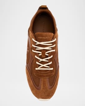Field Leather and Suede Low-Top Sneakers