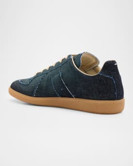 Men's Replica Denim T-Toe Low-Top Sneakers