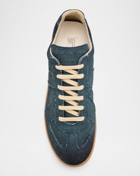 Men's Replica Denim T-Toe Low-Top Sneakers