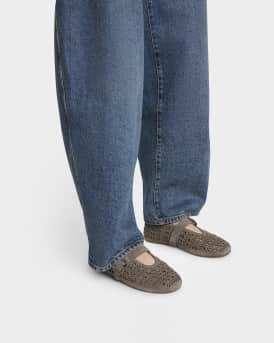 Vienne Cutout Mary Jane Ballerina Flats