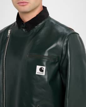 Men's Leather Moto Jacket