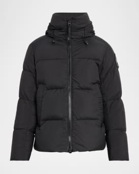 Men's Crofton Matte Nylon Hooded Puffer Jacket
