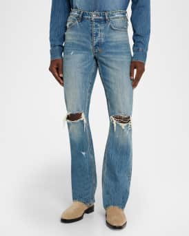 Men's Bronko Texas Studded Bootcut Jeans