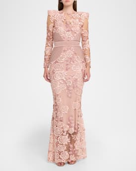 The Beginning Floral Lace Gown