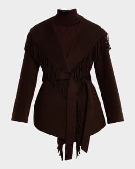 Rowen Fringe Wool Jacket
