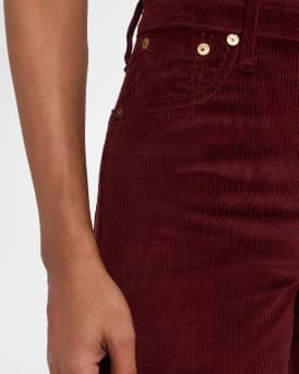 Skylar High-Rise Corduroy Trousers