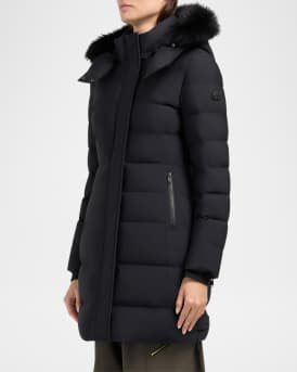Watershed 3 Down Parka with Detachable Hood & Shearling Trim