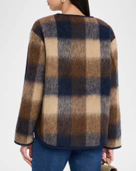 Janet Plaid Barn Jacket