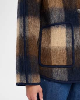 Janet Plaid Barn Jacket
