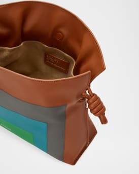 x Albers Flamenco Medium Clutch Bag in Nappa Leather