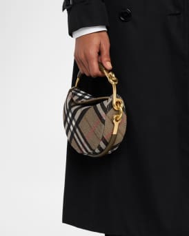 Bridle Jacquard Check Crossbody Bag