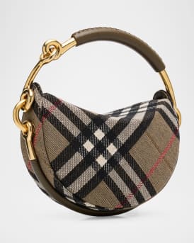 Bridle Jacquard Check Crossbody Bag