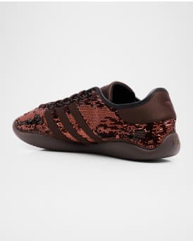 x Wales Bonner Men's Karintha Lo Sequin and Satin Sneakers