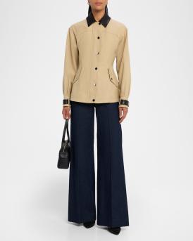 Talla Cotton Peplum Jacket