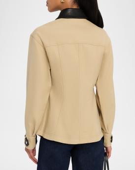 Talla Cotton Peplum Jacket