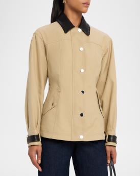 Talla Cotton Peplum Jacket