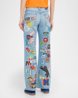 The Bookie Sneak Patchwork Jeans