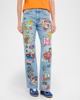 The Bookie Sneak Patchwork Jeans